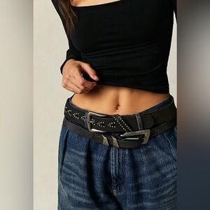 New🌟 We The Free Matisse Studded Belt-Black